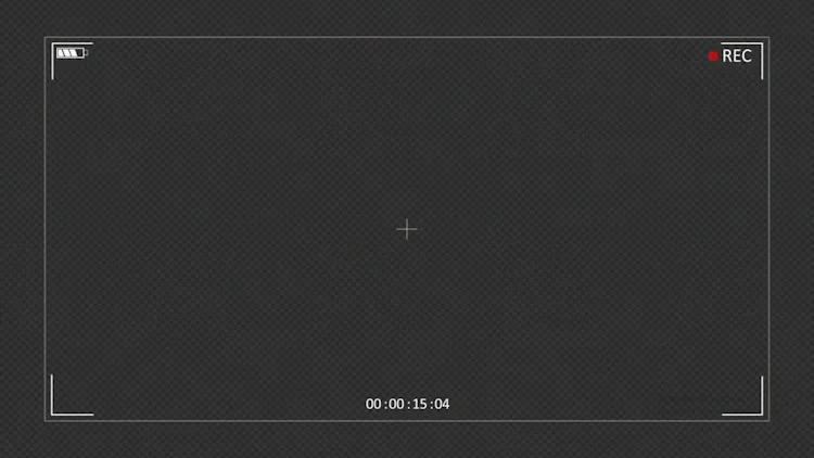 Static Camera Display Recording Camera Screen Static