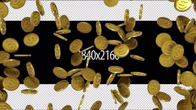 Gold Dollar Transition: Stock Motion Graphics