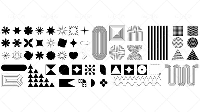 22 Y2k Aesthetic Shape Geometric Shape Graphic by smirnova