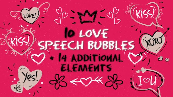 Speech Bubbles - After Effects Templates