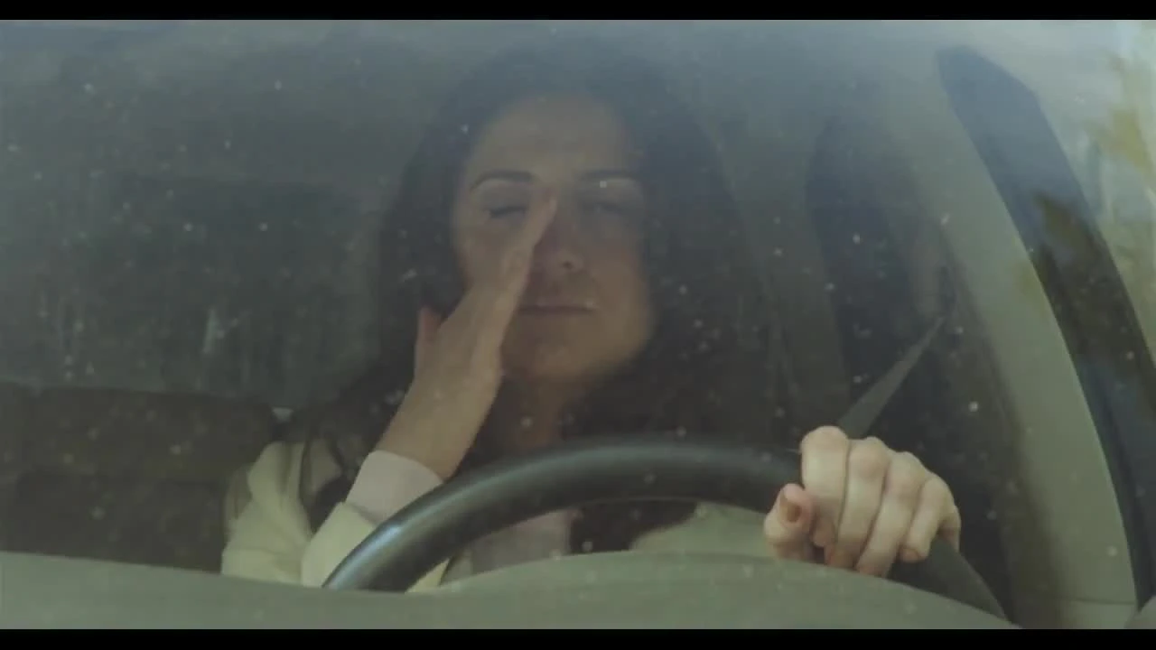 Crying While Driving - Stock Video | Motion Array