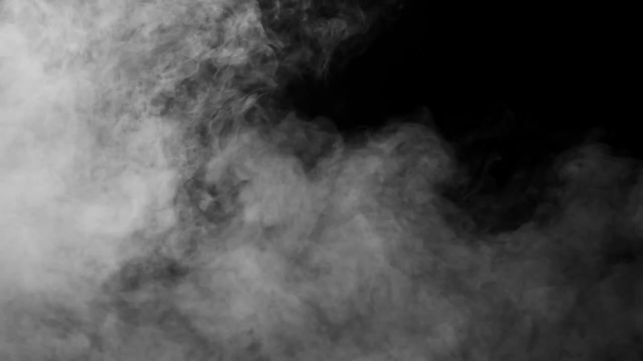 Thick Smoke On Dark Background - Stock Video | Motion Array