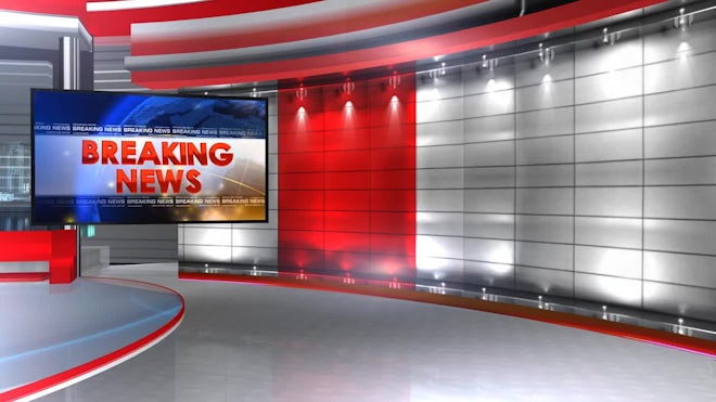 Breaking News Studio Background Stock Motion Graphics Motion Array