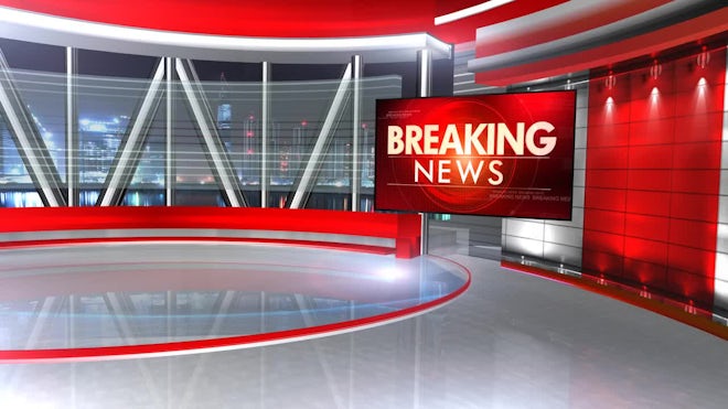 Breaking News Studio Background - Stock Motion Graphics | Motion Array
