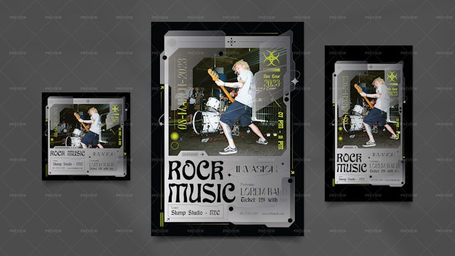 concert posters templates