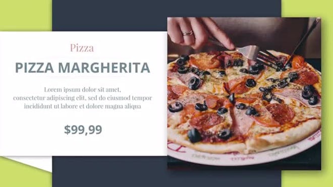 Food Menu Slideshow - After Effects Templates | Motion Array