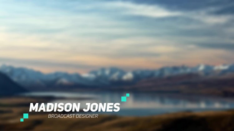 Stylish Lower Third: After Effects Templates