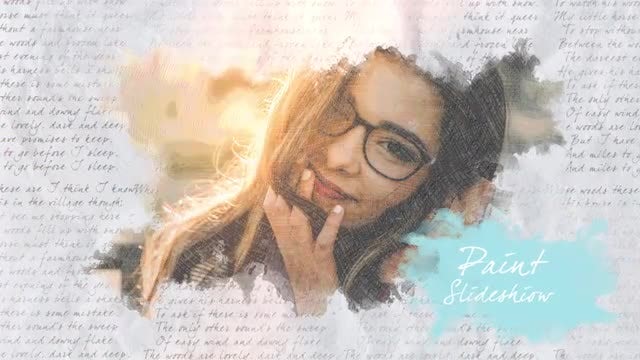 Paint Slideshow: Premiere Pro Templates