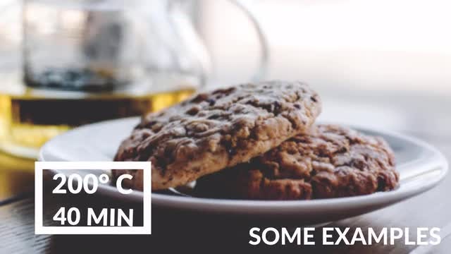 Bake Cooking Info: Stock Motion Graphics