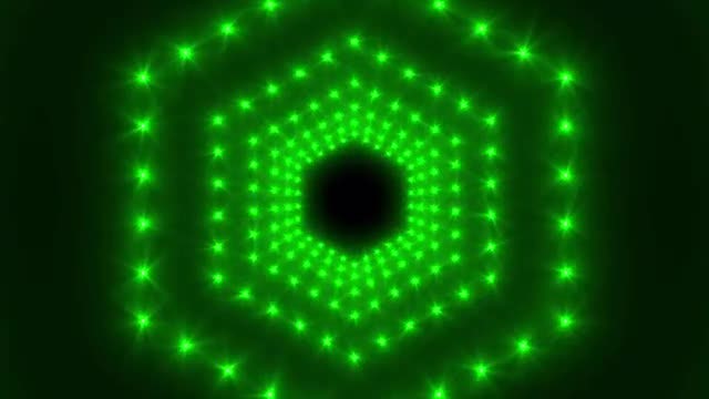 Pentagon LED Tunnel Pack: Stock Motion Graphics