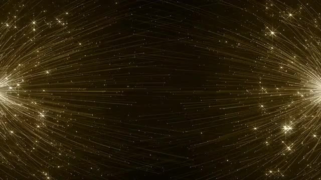 Gold Particles Background Loop: Stock Motion Graphics