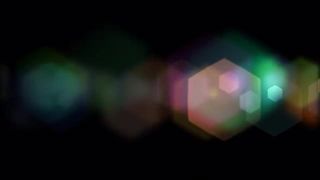 Hexagonal Bokeh: Stock Motion Graphics