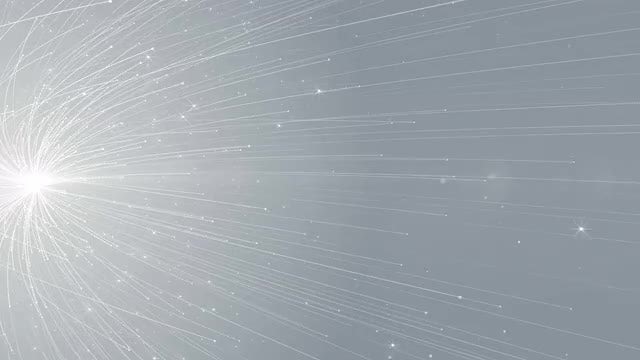 White Particles Background Loop: Stock Motion Graphics