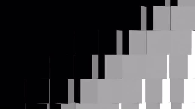 Cubes Luma Transition: Stock Motion Graphics