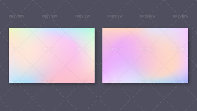 Iridescent Gradient Backgrounds