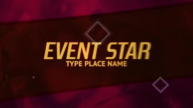 Event Star: After Effects Templates