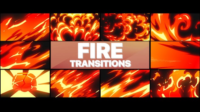 (4K) Anime Fire Transition 1