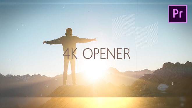 Glitch Opener Freebies template preview