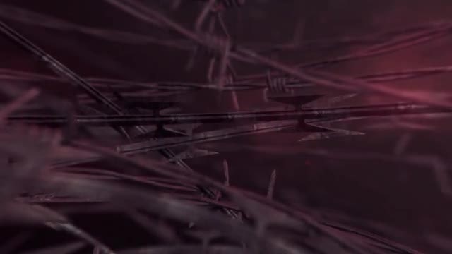 Barbed Wire Dark: Stock Motion Graphics