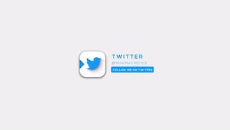 Clean Social Logo: After Effects Templates