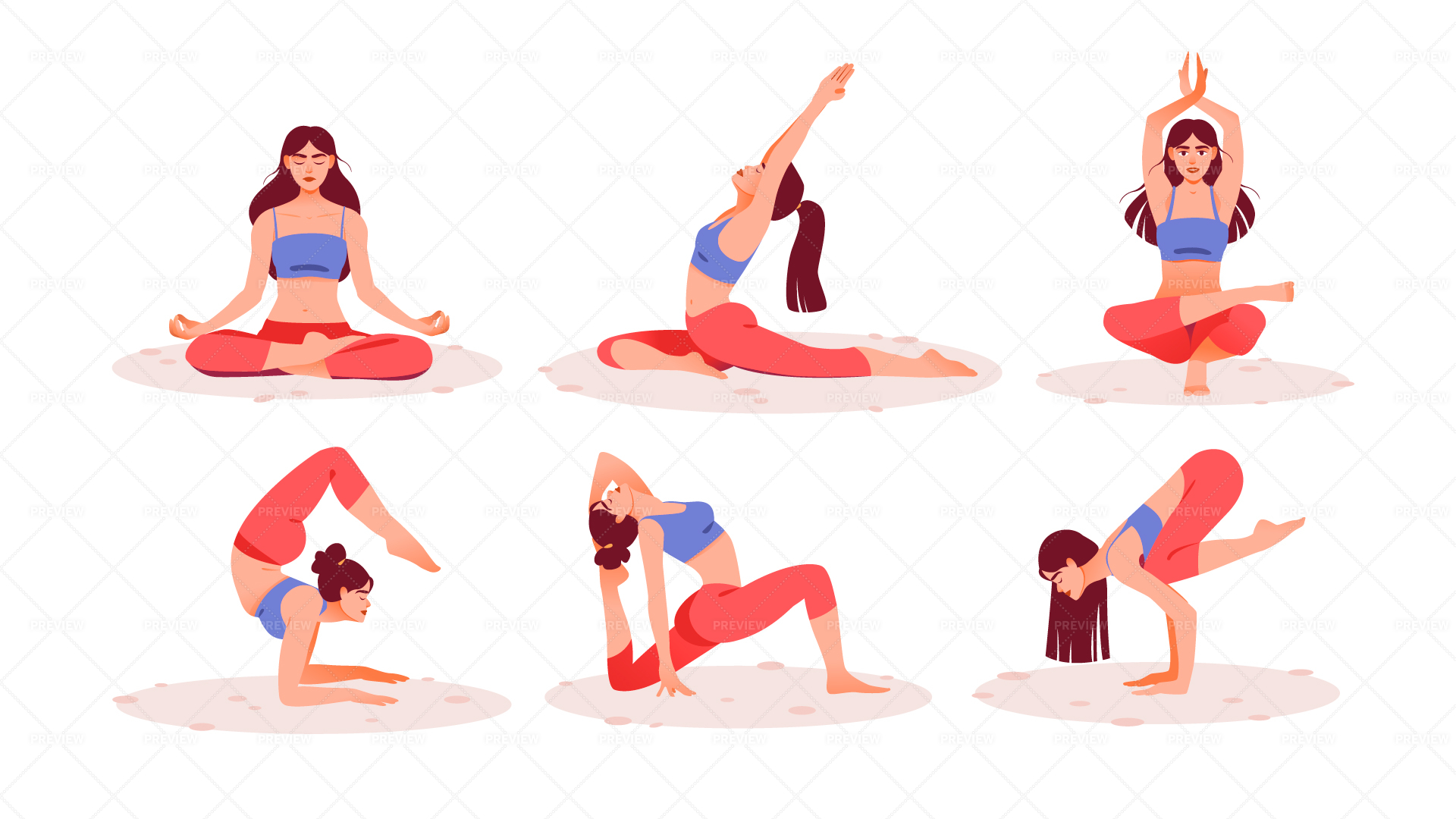 Amazon.com: Stickerbrand 100 Yoga Poses Asanas Poster. Instructional Graphic  Poster for Yoga Studio or Home. 18in X 15in Rugged 10mil PVC-Free,  Environmentally Friendly Print. #6109s-18x15: Posters & Prints