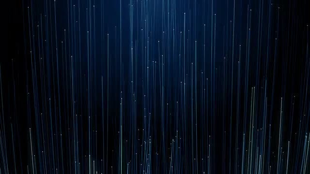 Blue Particles Background Loop: Stock Motion Graphics