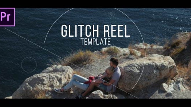 Glitch Reel Freebies template preview