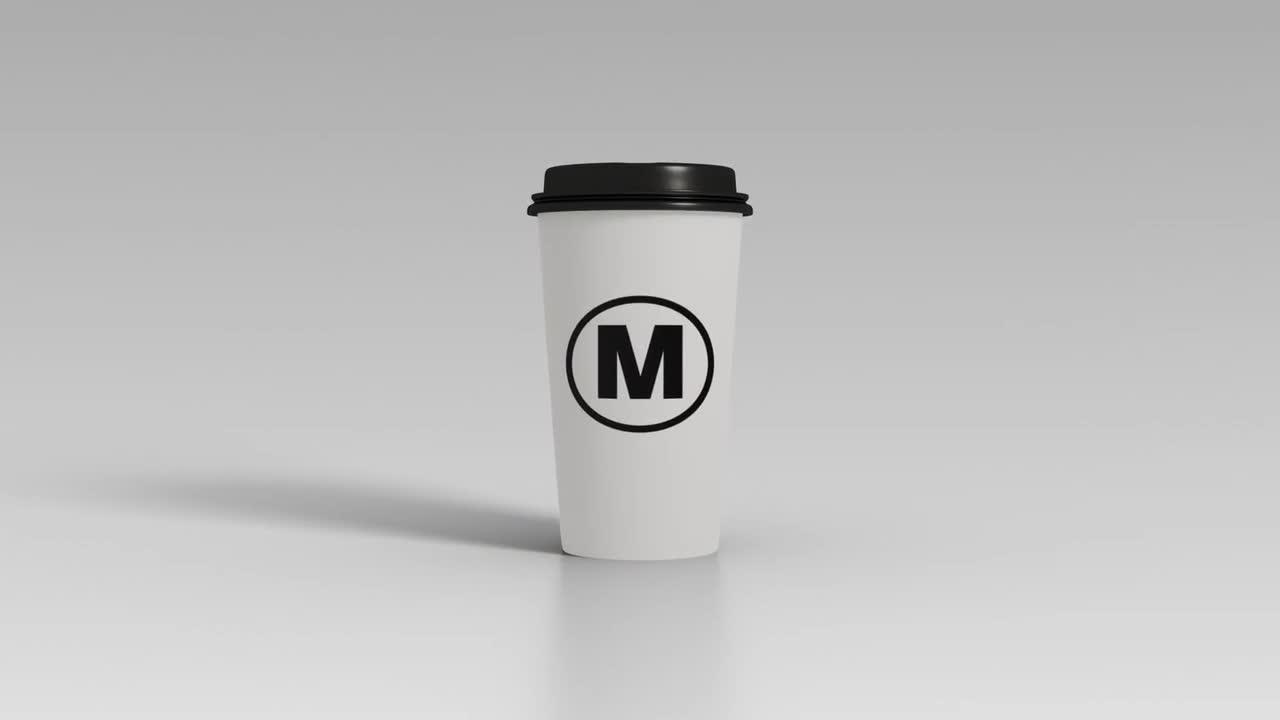 Coffee Cup Logo Reveal After Effects Templates Motion Array