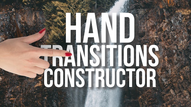 Hands Transitions Constructor Freebies template preview