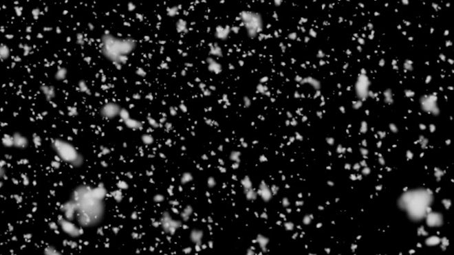 Large Snow Flakes Falling - Series of 5 + Loop, Elements Motion