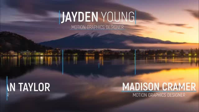 Elegant Lower Third: After Effects Templates