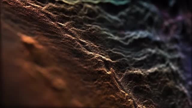 Abstract Outer Space Surface: Stock Motion Graphics