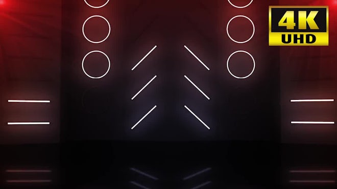 VJ Light Shapes Looped Scene - Stock Video | Motion Array