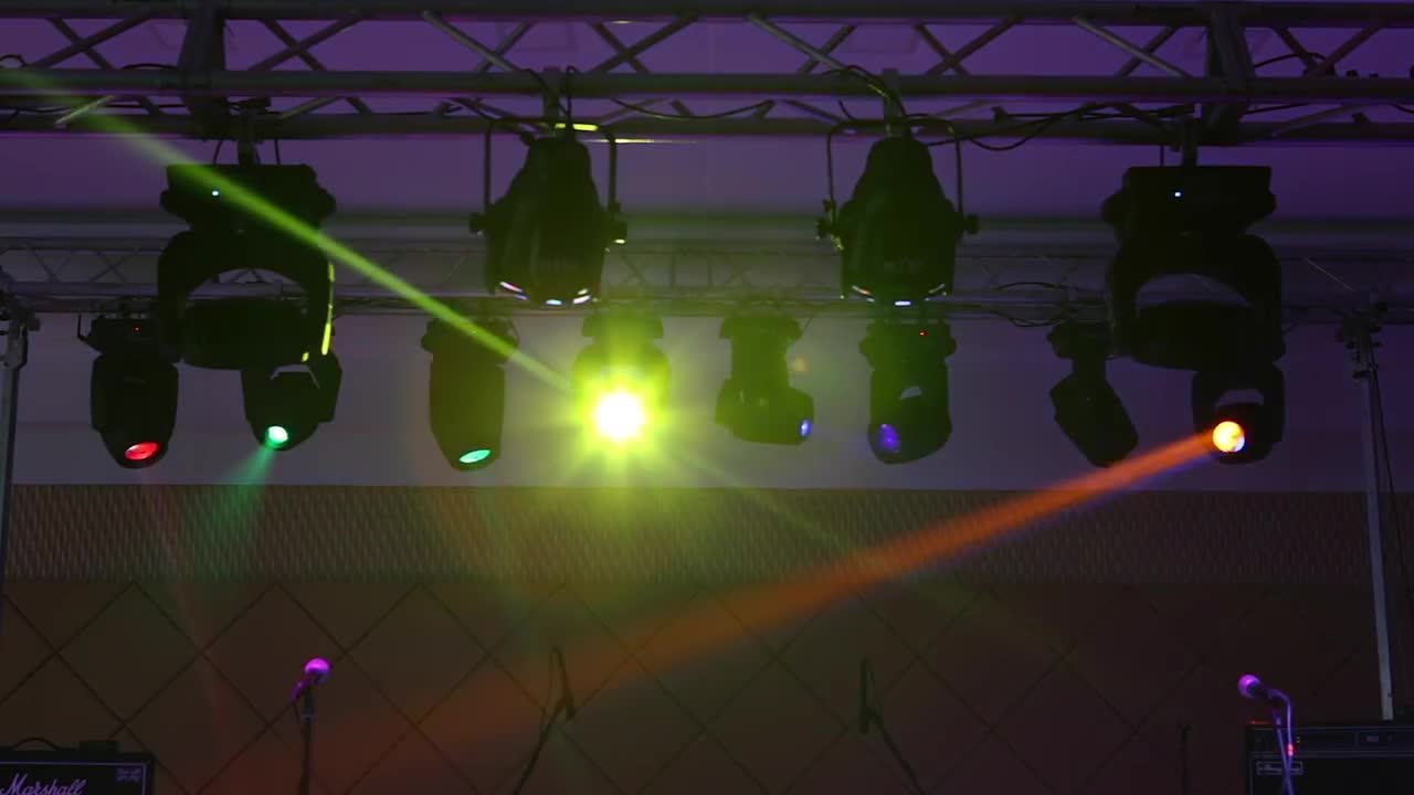 Concert Lights Stock Video Motion Array