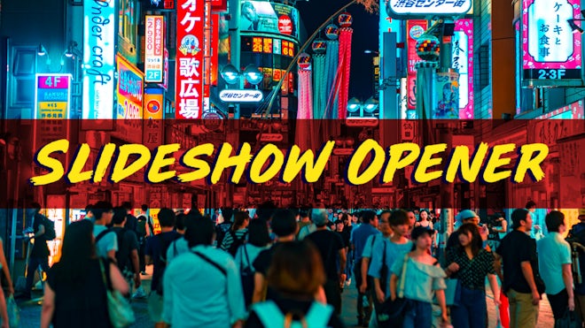 Modern Slideshow Opener Freebies template preview