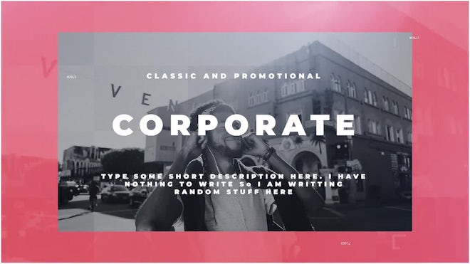 Corporate Freebies template preview