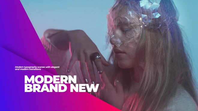 Modern Typo Scenes Freebies template preview