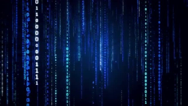 Falling Binary Code In The Matrix Style - Stock Motion Graphics ...