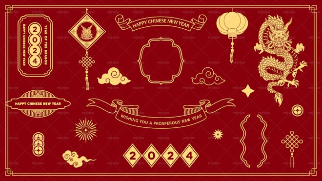 Chinese New Year Banner - Graphics