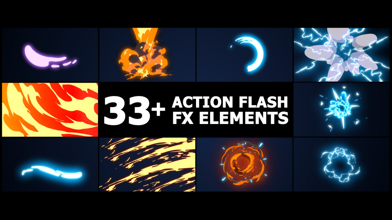 Action Flash FX Pack by FXBox - Final Cut Pro Templates | Motion Array