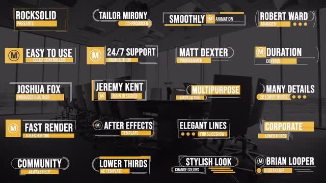 20 Animated Titles: After Effects Templates