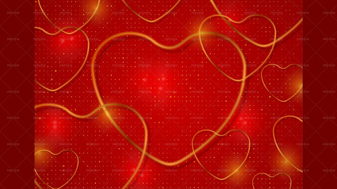 red and gold glitter background
