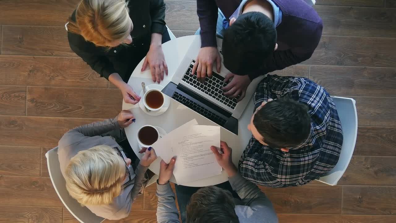 Student Working On A Project Stock Video Motion Array