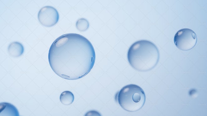 Blue Bubbles Background - Graphics | Motion Array