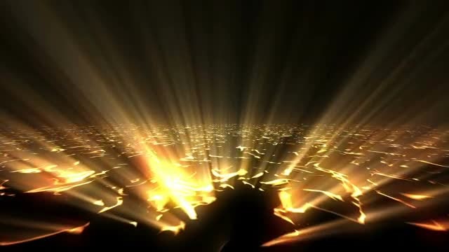 Light Rays Beaming Through Cracks: Stock Motion Graphics