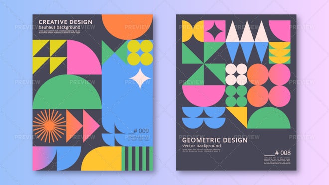 Abstract Geometric Shapes Graphic by endiarrai · Creative Fabrica