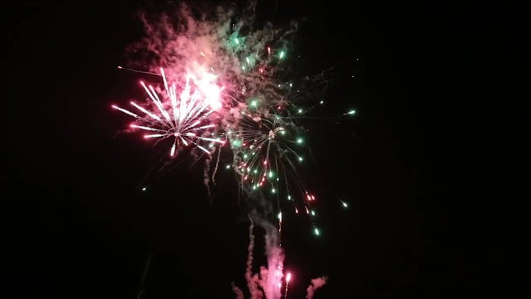 Fireworks Background: Stock Video