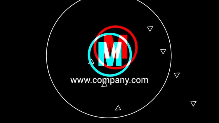 Glitch Logo Opener: After Effects Templates