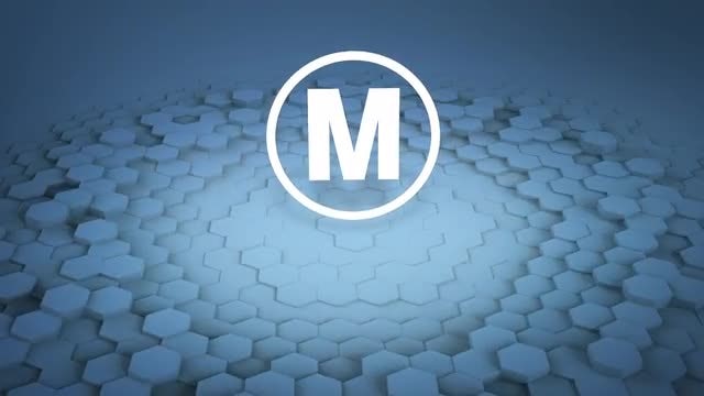 Hexagon Wave Logo Reveal: After Effects Templates