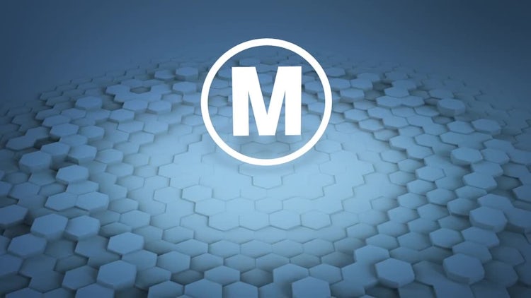 Hexagon Wave Logo Reveal: After Effects Templates